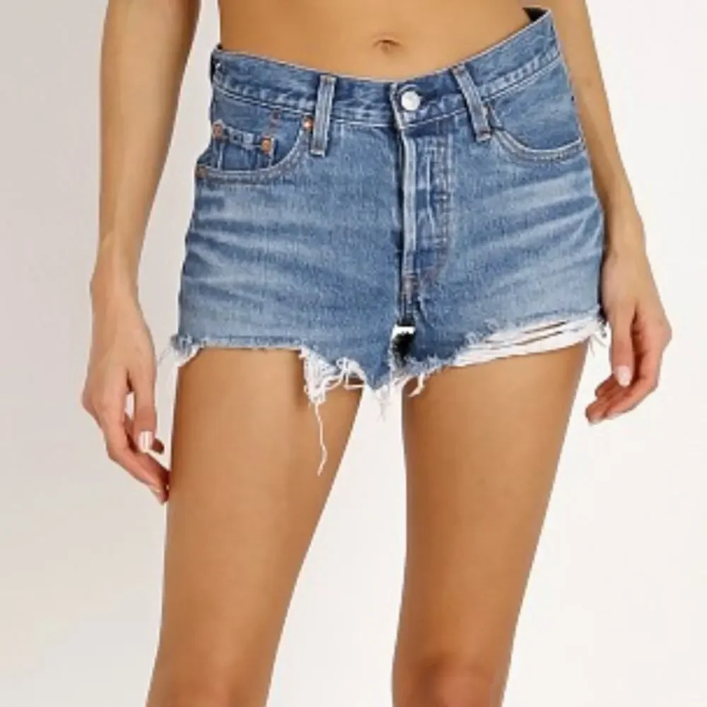 Levi’s Indigo Avenue High Rise Denim Cut Offs